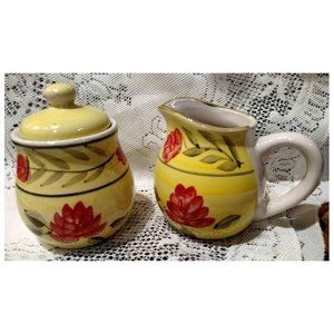 Vintage Riverside Hotel and Casino Laughlin Nevada Cream & Sugar Set, EUC